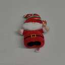 TY Beanie Boo Regular 15 cm Gnolan Gnome Green Xmas 2023 and TY Beanie Boo GNEWMAN - Christmas Gnome with Hat - 6"