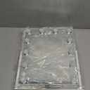 Vanity Mirror with Lights, 13'' x 11'' Lighted Makeup Mirror for Desk, Hollywood Mirror with 12 Dimmable Bulbs, 3 Color Modes, Smart Touch Control, 360Rotation, Valentines Day Gifts for Her