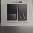 Aqara Smart Lock U100, Fingerprint Keyless Entry Door Lock with Apple Home Key, Touchscreen Keypad, Bluetooth Electronic Deadbolt, IP65 Weatherproof, Supports Apple HomeKit, Alexa, Google, IFTTT, Gray