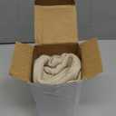 12x20 Linen Pillow Covers Natural Beige Pack of 2 Farmhouse Boho Neutral Accents Striped Textured Rectangular Lumbar Decorative Throw Pillow Cases for Living Room Couch Bed Home Decor