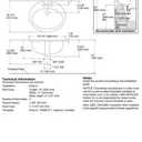 KOHLER 2905-4-0 Farmington Drop-In Oval Bathroom Sink with 4" Centerset Faucet Holes, High Gloss Finish, White