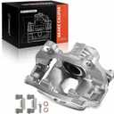 A-Premium Disc Brake Caliper Assembly with Bracket Compatible with Select GMC, Buick, Saturn, Chevy and Cadillac Models - Acadia, Acadia Limited, Enclave, Outlook, Traverse, XTS - Rear Driver Side
