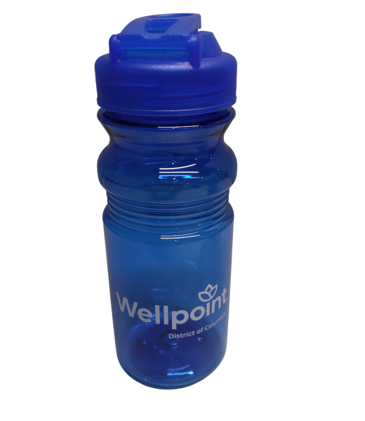 10 Pcs Blue Water Bottles 12 Oz