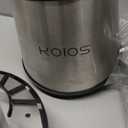 KOIOS Food Processor, 500W Electric Food Chopper with 2 Bowls (8 Cup+8 Cup) & 2 Bi-Level Blades&, Small Electric Grinder Meat Processor for Nuts, Meat, Onion, Garlic, Baby Food, Black