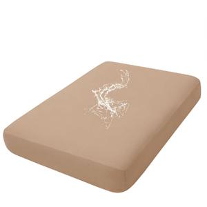 hyha Waterproof Couch Cushion Covers, Stretch Sofa Couch Seat Slipcover for Dog Washable, Non-Slip Waterproof Outdoor Cushion Covers for Patio Furniture Replacement (1 Piece for Medium, Camel)