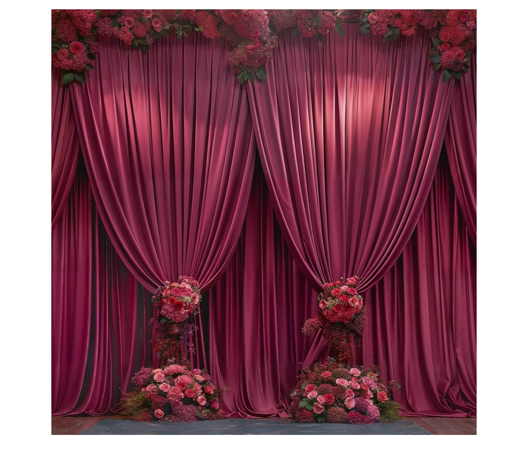 20ftx10ft  Backdrop Curtains for Party Background, Wrinkle Free Photo Curtains Backdrop Drapes 4 Panels Back Drop Cloth for Wedding Birthday Photography Baby Shower Decor