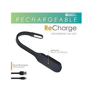 Recharge Led booklight