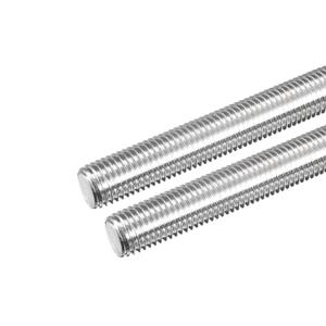 MECCANIXITY Fully Threaded Rod M16 x 150mm 2mm Thread Pitch 304 Stainless Steel Right Hand Threaded Rods Bar Studs 2 Pack