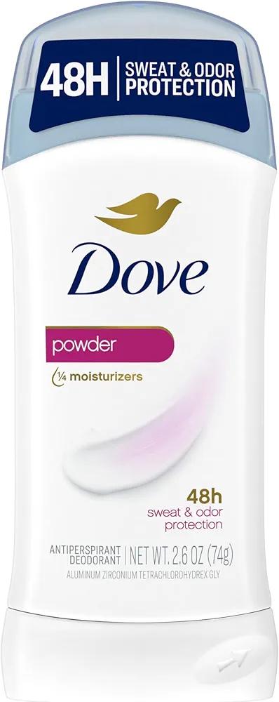 Dove Powder Invisible Solid Anti-Perspirant Deodorant 2.6 oz (Pack of 6) EXP. 07/2026