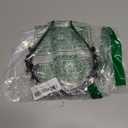 Thin Rhinestones Headband Blue Crystal Hair Bands Sparkle Beaded Head Bands for Women (Type A) (Black)