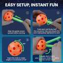Tiny Land Glow Fort Building Kit for Kids Creative Fort Indoor & Outdoor Construction Toys with 86 Rods and 44 Balls for 5-12 Year Old Boys & Girls STEM Building Toy Gifts with Storage Bag
