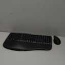 MEETION Ergonomic Wireless Keyboard and Mouse, Ergo Keyboard with Vertical Mouse, Split Cushioned Wrist Palm Rest, Natural Typing, Rechargeable, Full Size, Windows/Mac/Computer/Laptop, Black DirectorC (Large)