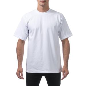 Pro Club Men's Heavyweight Cotton Short Sleeve Crew Neck T-Shirt (Large)