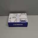 2.4G Wireless Game Controller Set, Dual Gamepad with USB Receiver, White and Black, Classic Game Console Support, 10 Simulator Compatible