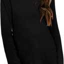 CRAZY GRID Womens Long Sleeve Shirts Casual Tops Lace Neckline Fall Fashion Clothes Winter Outfits Basic Tunic 2026 (Black, M)