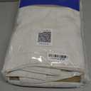 MIULEE Natural White Linen Curtains 104 Inch Length 2 Panels for Bedroom Living Room, Soft Thick Linen Textured Window Drapes Semi Sheer Light Filtering Back Tab Rod Pocket Burlap Look Decor