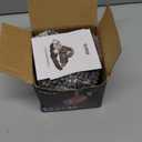 BORUIT RJ-3000 Headlamp Rechargeable, LED Head Lamp Super Bright - Outdoor Headlight 4 Modes, 4 Helmet Clips Waterproof Construction Hard Hat Head Light Adults Camping Hiking Hunting Gear (Black)