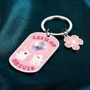 3 x Boo Basket Stuffers for Women Kids Halloween Gifts for Women Her Girls Spooky Basket Stuffers for Adult Halloween Basket Stuffers Cool Pink Halloween Boo Keychain Stuff Teen Girl Trendy Stuff