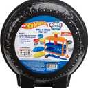 Hot Wheels Softee Dough Build & Smash Play Set, Kids Modeling Dough Playset with Vehicle Molds & Non-Toxic Compound, Ages 3+