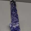 Claw Clip in Ponytail Extension 30 Inch Long Wave Curly Pony Tail Hair Extensions for Women fluffy Natural Looking Synthetic Hairpiece for Daily Use(Omber Black to Haze Blue, 30Inch)