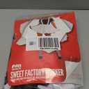 fun shack Womens Chocolate Factory Costume, Book Character Costumes for Adults, Womens Halloween Costumes (Small, White)