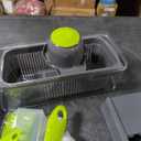 15PCS Kitchen Vegetable Chopper Set, Vegetable Dicer Stainless Steel Cutter with 6 Interchangeable Blades Food Chopper Home Kitchen Supplies for Vegetable, Fruits