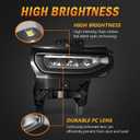 LED Fog Lights Assembly for 2016-2018 GMC Sierra 1500,Plug and Play