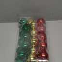 Red Gold Green Christmas Balls Ornaments for Xmas Tree, 30Pcs 60mm Shatterproof Christmas Tree Decorations, 2.36" Hanging Balls Christmas Baubles, Christmas Garland Decor, Wreath Decor