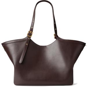 Trendy Large Capacity Tote Bag: Adjustable Shoulder Strap - Professional Women - Work Travel Everyday Use