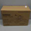 SEREED Colorful Lighting Toddler Tricycle for 2-5 Years Old Boys Girls, Adjustable Seat&Handlebar Trike, Removable Basket, Birthday Gift Idea for Kids Ages 2+ (Green)