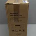 SYNCVIBE Large Rice Dispenser 22-25Lbs, Cereal Dispenser Rice Container Food Storage Container with Measuring Cup, Cereal Containers Storage Kitchen Storage Household Moisture Proof Holder, White