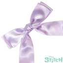 2 x LUV HER Disney Lilo & Stitch Long Tail Hair Bow Set for Girls  Pink & Blue Satin Bows with Stickers  DIY Hair Accessories for Kids Ages 3+