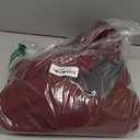 HOTSUIT Women's Softshell Fleece Lined Warm Windbreaker Jacket Light Hooded Water Resistant Rain Coat for Travel Daily, Red, Large