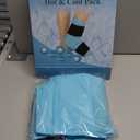 Comfytemp Ankle Foot Ice Pack Wrap for Plantar Fasciitis Relief, Ankles Brace for Sprain, Heel Spur, Swelling, Achilles Tendonitis, Cold Bag for Injuries Reusable, Hot Cold Compress, 1 Pack (Blue)