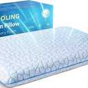 SUPA MODERN Stomach Sleeping Pillows for Back & Stomach Sleeper, Flat Soft Pillows for Sleeping Thin Memory Foam Pillow,Cooling Ultra Low Profile Memory Foam Pillow 1.75-Inches