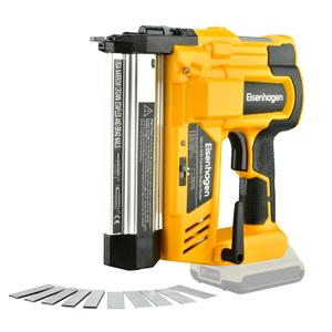 Cordless 2" Brad Nailer Compatible with Dewalt 20V Battery (No Battery and Charger), 2-in-1 Electric Nail Gun/Staple Gun, 18 Gauge Nail Gun Battery Powered with 1000 Nails for Wood Carpentry