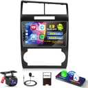 Hikity [2+64G] Android 13 Car Radio for Dodge Magnum 2005 2006 2007 Dodge Charger, 9'' Touch Screen Car Stereo with Wireless CarPlay Android Auto GPS WiFi Bluetooth FM SWC Backup Camera Mic
