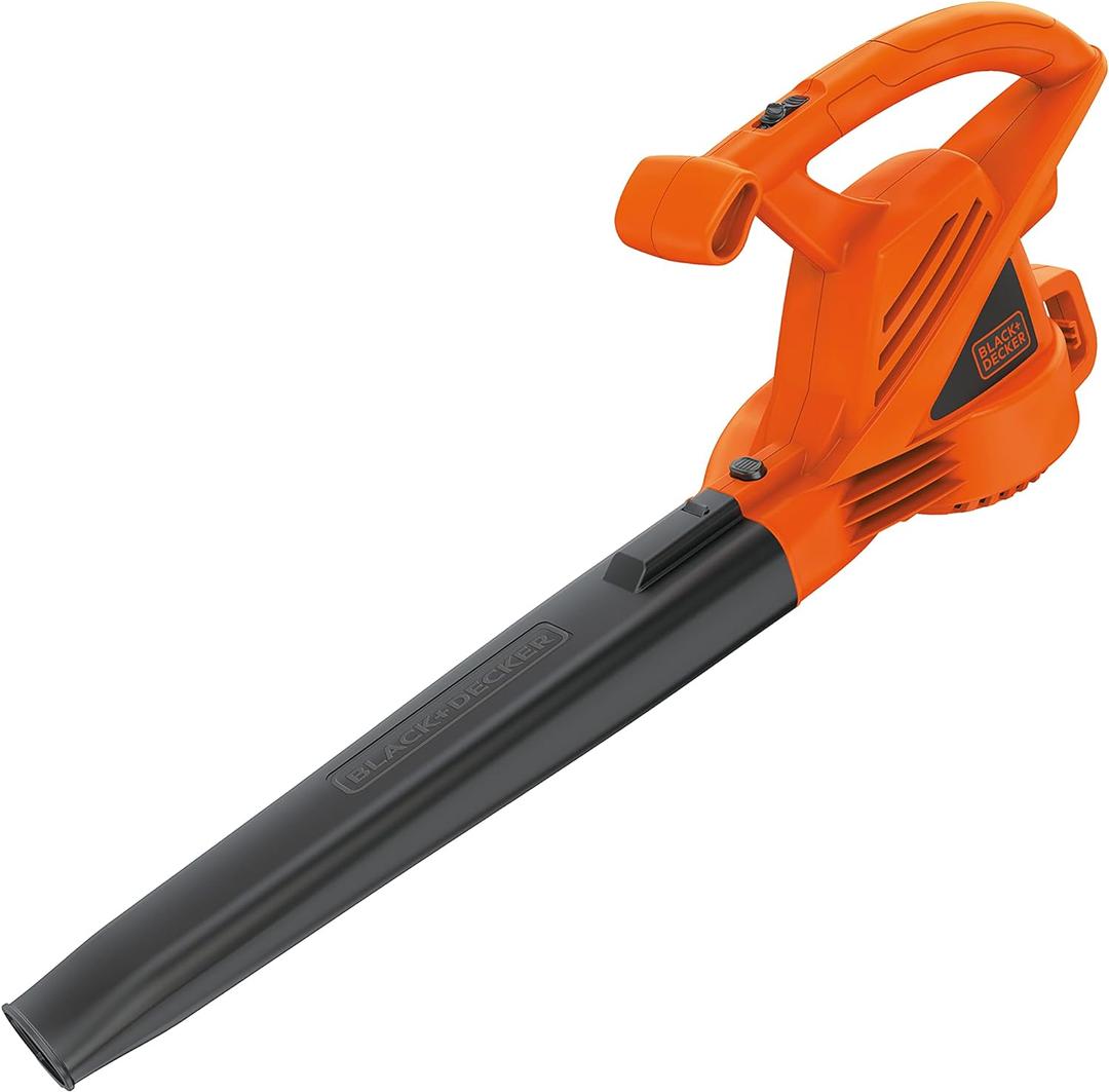 BLACK+DECKER Electric Leaf Blower, Handheld Blowers for Lawn Care, Lightweight, 180 MPH 180 CFM, 7-Amp, Corded (LB700) BLACK+DECKER Electric Leaf Blower, Handheld Blowers for Lawn Care, Lightweight, 180 MPH 180 CFM, 7-Amp, Corded (LB700)