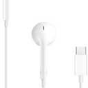 Apple EarPods Headphones with USB-C Plug, Wired Ear Buds with Built-in Remote to Control Music, Phone Calls, and Volume