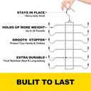 Metal Tank Top Hanger 2 Pack, Space Saving Bra Organizer with 24 Easy Access Hooks, 360 Swivel Closet Organizers and Storage, Apartment College Dorm Room Essentials, Small Space Organization Solution