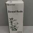 25 PCS Dowel Rods Wood Sticks Wooden Dowel Rods - 1 x 12 Inch Unfinished Bamboo Sticks - for Crafts and DIYers