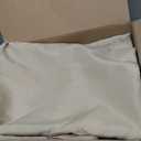 Large Window Drapes Beige Faux Silk Blackout Luxury Curtains