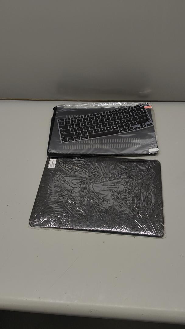 ProCase for MacBook Air 13 Inch 2020 2019 2018 A2337 M1 A2179 A1932, Hard Case Shell Cover with Keyboard Skin Cover -Black