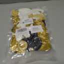 2026 Black & Gold Graduation Decorations Set - 63Pcs Graduation Grad Latex Balloons with Ribbons, Congrats Grad Caps for College & High School Party Supplies