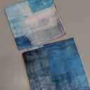 Turquoise Throw Pillow Covers 20x20 Teal, 2 Pack Square Decorative Pillow Cases Cushion for Farmhouse Home Decor