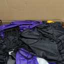 Alupssuc Giant 11FT Halloween Inflatables Castle Outdoor Decoration,Halloween Large Blow Up Witch and Ghost with Built-in LED Lights for Indoor Front Yard Lawn Garden Party Decor, 11 FT