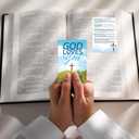 200 Pcs Gospel Tract Card Salvation Cards Pocket Holy Postcard Prayer Postcards Christian Inspirational Bible Verses Bookmark for Christian Gift(God Loves You)