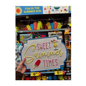 1-Pack Sweet Summertime Stickers - Fun Summer Drink and Watermelon