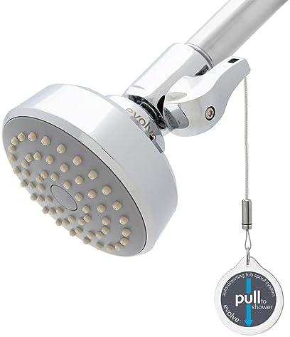 Evolve High Pressure Shower Head + ShowerStart TSV - Your hot water lasts longer while cleverly saving thousands of gallons a year - 1.75 gpm