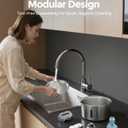 Invengo Cat Water Fountain Stainless Steel 3.2L/108oz, Automatic Pet Fountain for Cats & Dogs, Ultra Quiet <25 dB Pump, LED Water Level Window, Easy to Clean